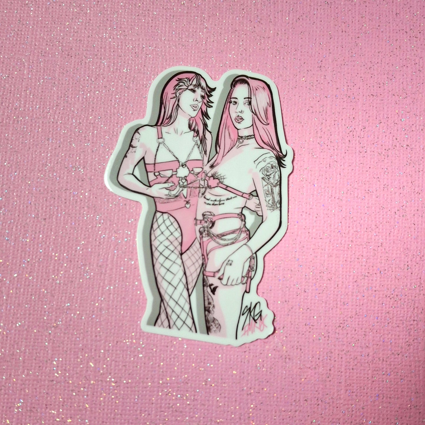 SKG babes stickers